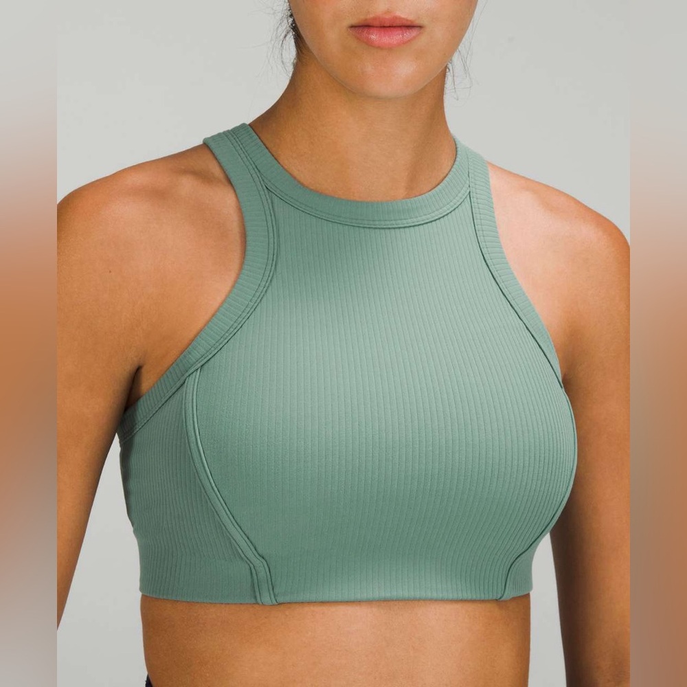 Lululemon Ribbed Nulu High Neck Yoga Bra